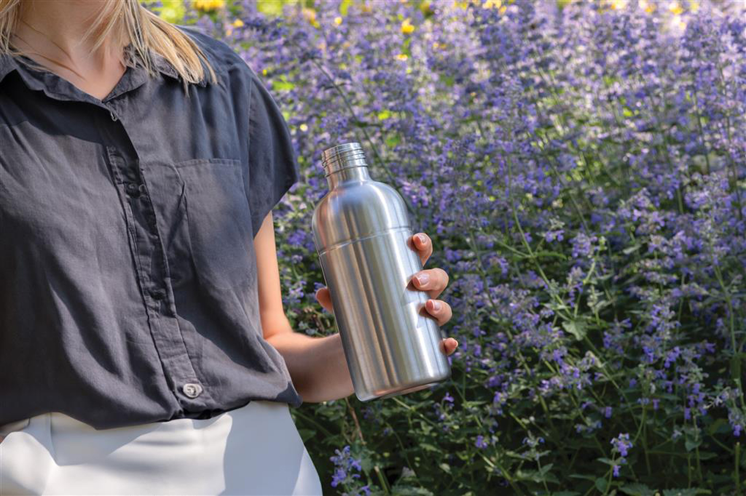 Бутылка для газированных напитков Soda из переработанной нержавеющей стали RCS, 800 мл (Изображение 5)