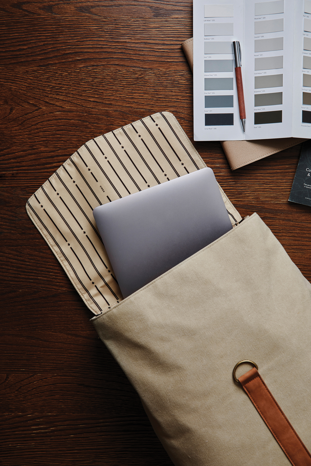 Рюкзак VINGA Bosler из переработанного канваса (Изображение 6)