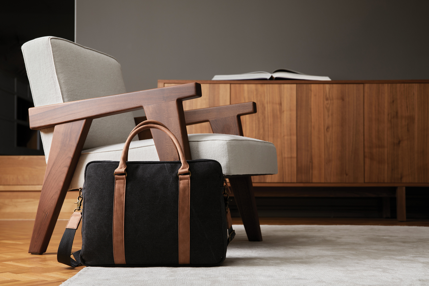 Сумка для ноутбука VINGA Bosler из канваса (Изображение 6)