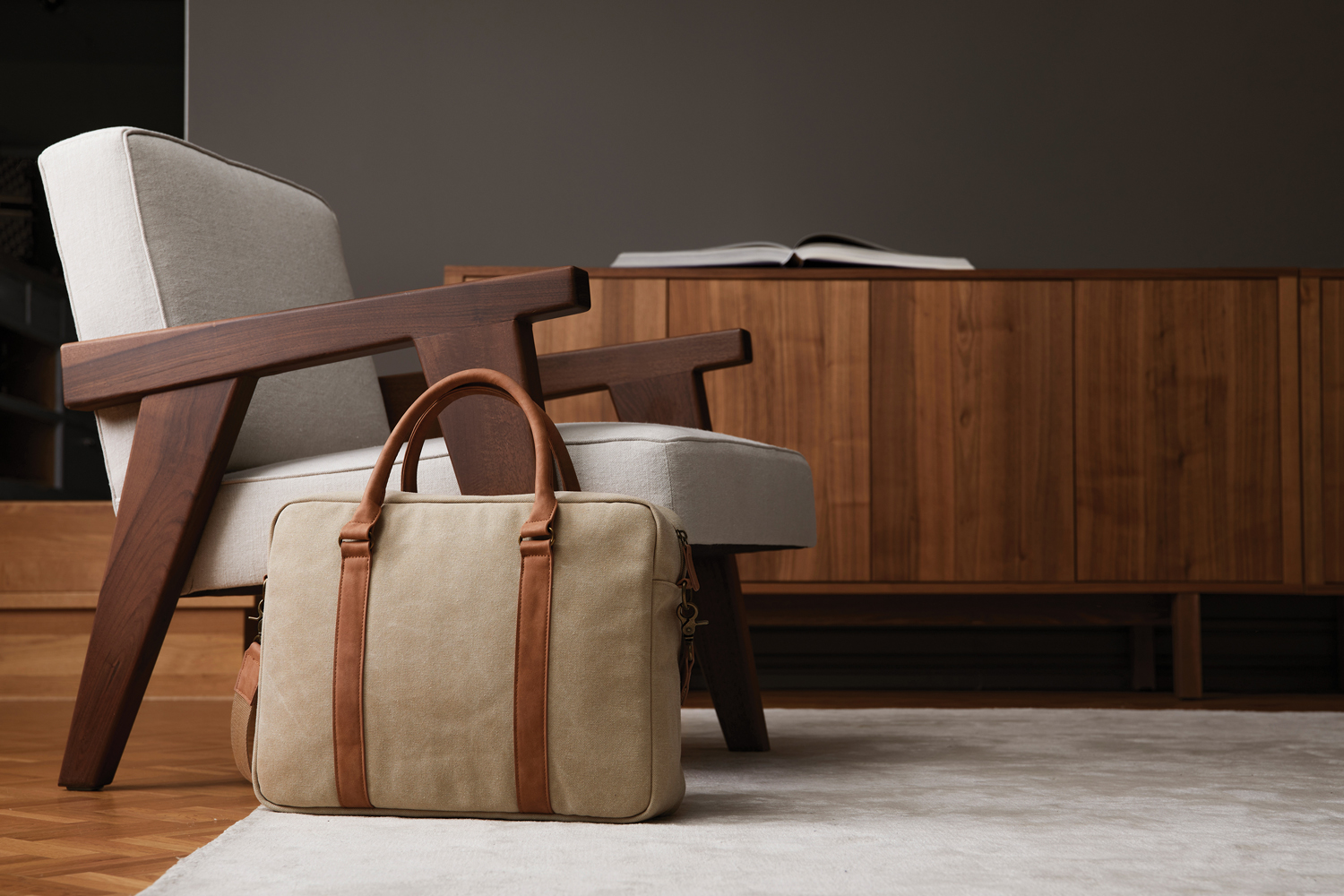 Сумка для ноутбука VINGA Bosler из канваса (Изображение 6)