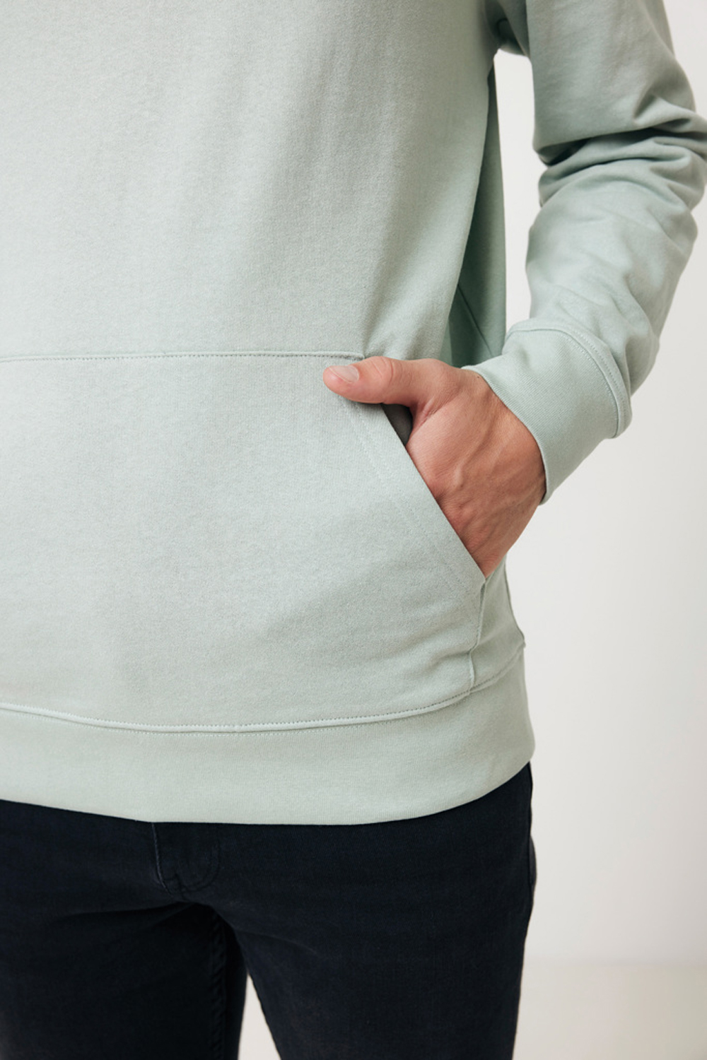 Худи Iqoniq Jasper из переработанного хлопка, унисекс, 340 г/м² (Изображение 9)