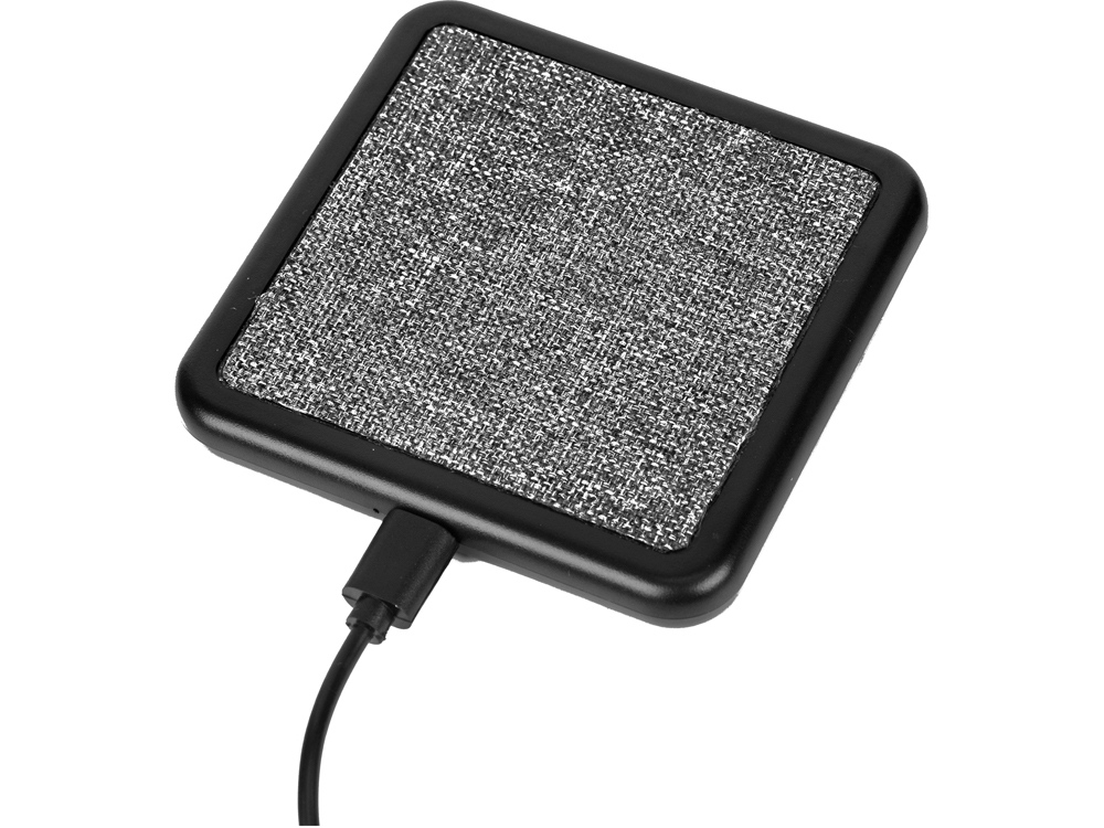 Устройство для беспроводной зарядки Solstice, серый/черный (Изображение 3)