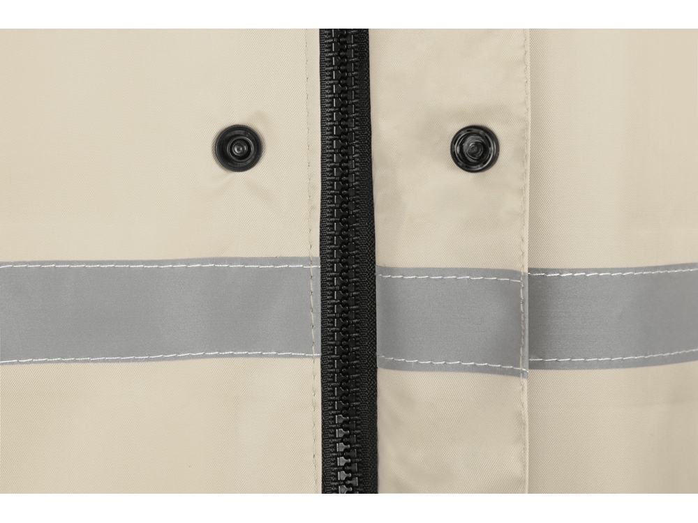 Дождевик со светоотражающей тесьмой Lanai (белый) M-L (Изображение 10)