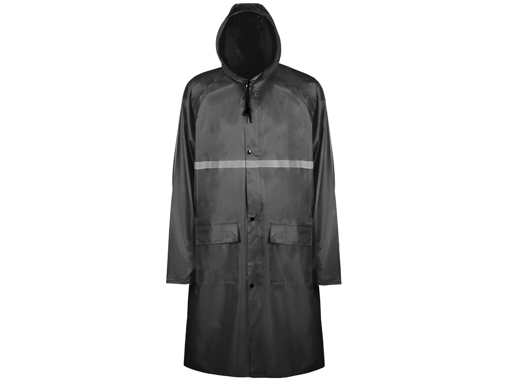 Дождевик со светоотражающей тесьмой Lanai (черный) XL-2XL (Изображение 3)
