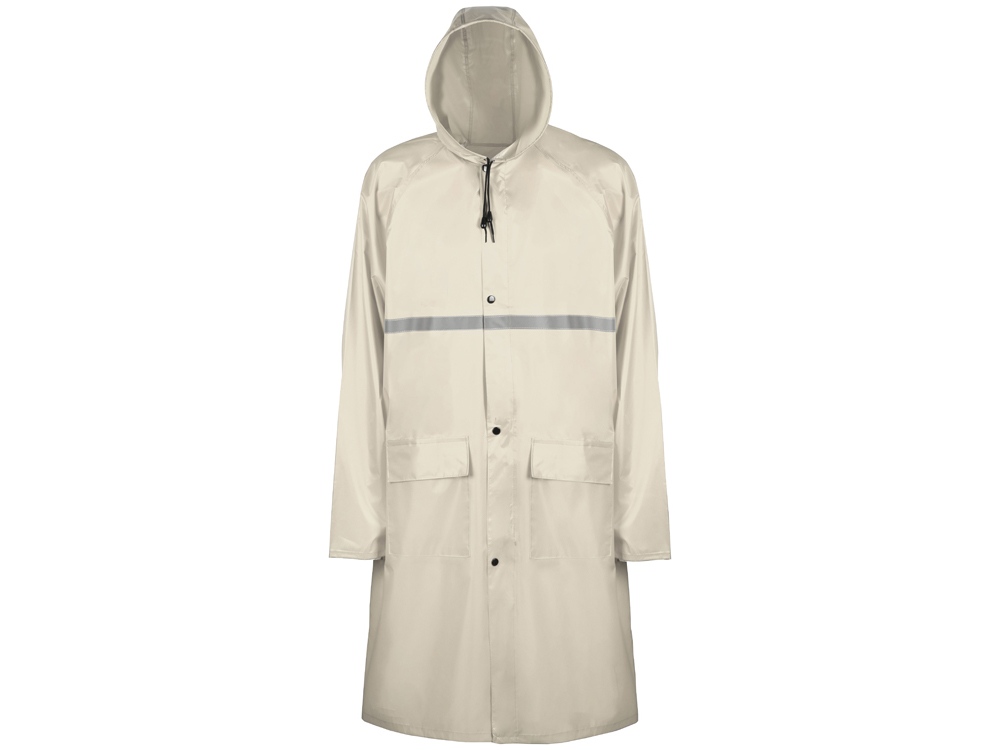 Дождевик со светоотражающей тесьмой Lanai (белый) XL-2XL (Изображение 4)