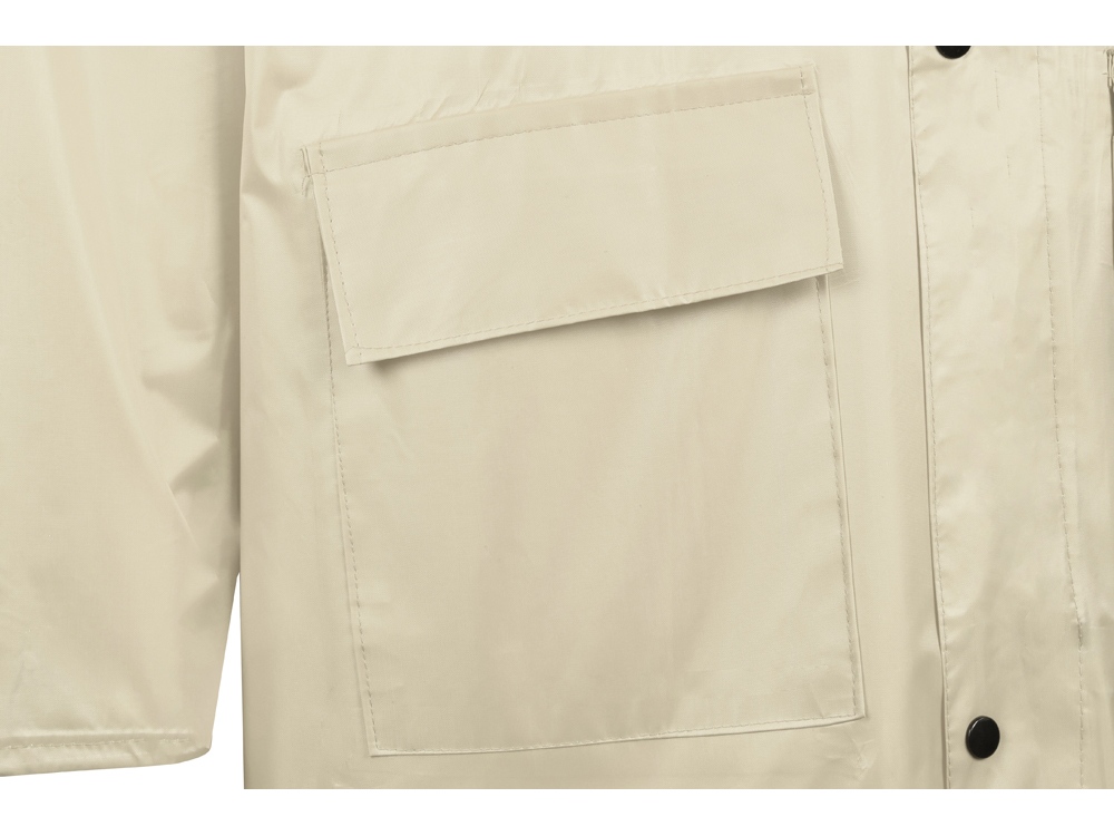 Дождевик со светоотражающей тесьмой Lanai (белый) XL-2XL (Изображение 9)