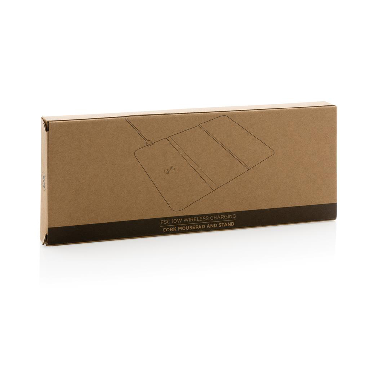 Коврик для мыши Cork с функцией беспроводной зарядки и подставки для телефона, 10 Вт (Изображение 11)