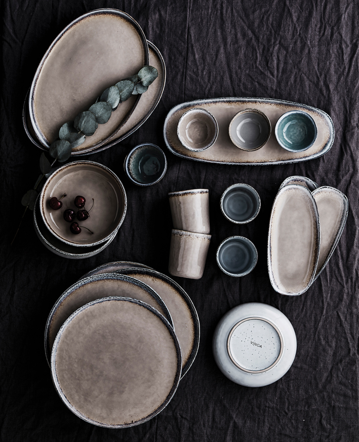 Набор плоских тарелок VINGA Nomimono, d26,5 см, 2 шт. (Изображение 7)