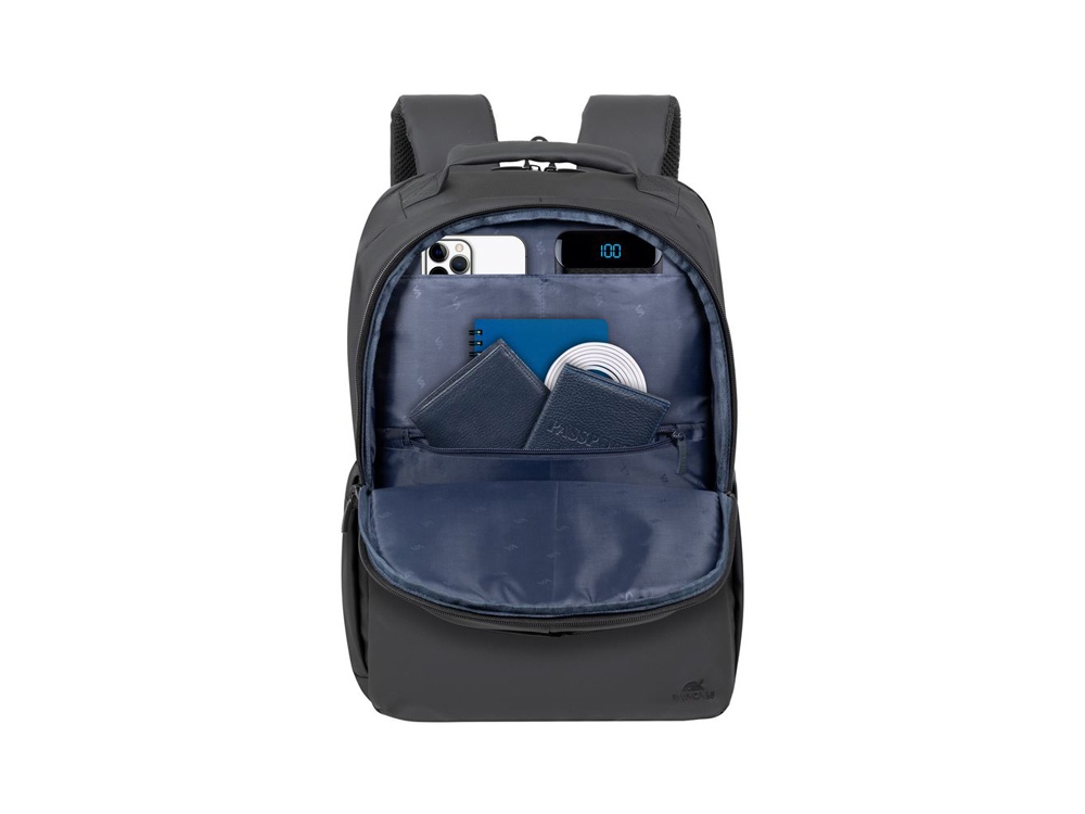 RIVACASE 8435 black ECO рюкзак для ноутбука 15.6 / 6 (Изображение 18)