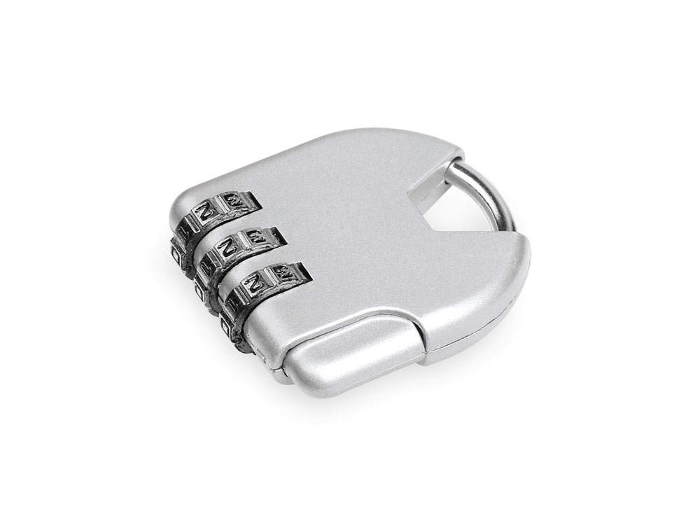 CLAVIS. Замок с числовой комбинацией, Сатин серебро (Изображение 2)