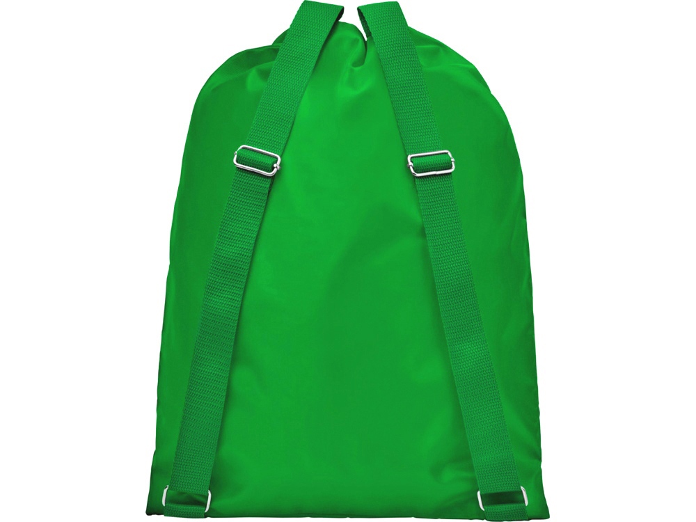 Рюкзак Lerу с парусиновыми лямками (зеленый)  (Изображение 3)