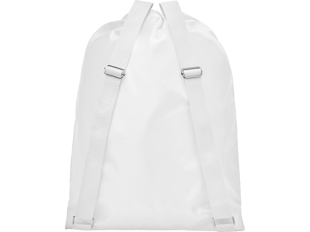 Рюкзак Lerу с парусиновыми лямками (белый)  (Изображение 3)