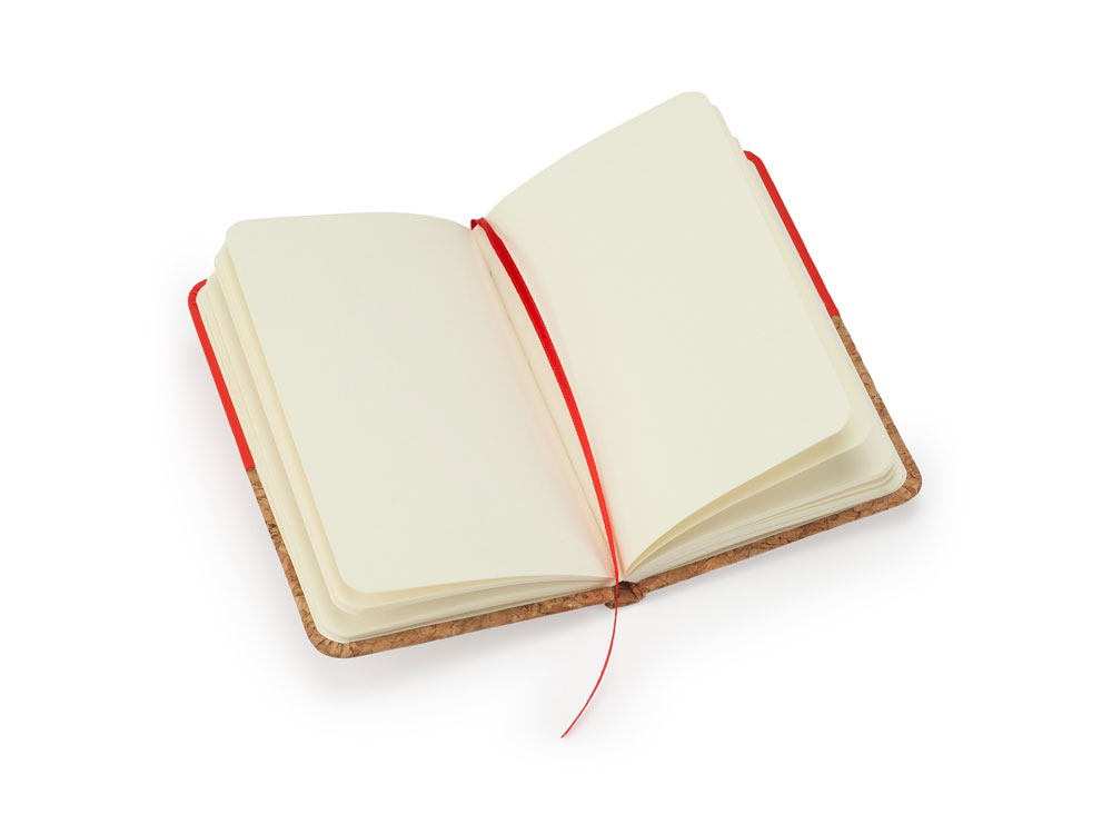 Блокнот А6 IRIS (красный/бежевый)  (Изображение 3)