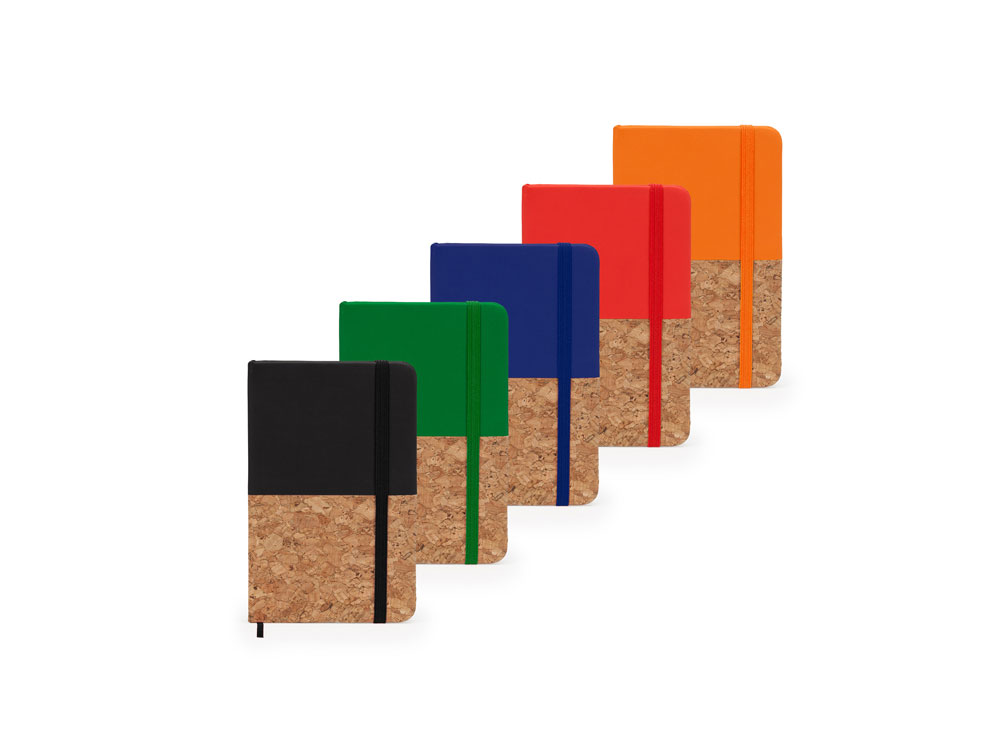 Блокнот А6 IRIS (красный/бежевый)  (Изображение 4)