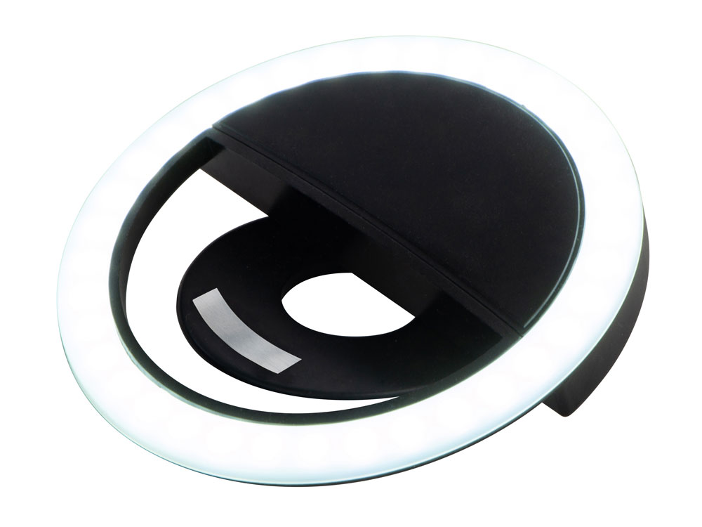 Световое кольцо для селфи Glitter, черный (P) (Изображение 2)