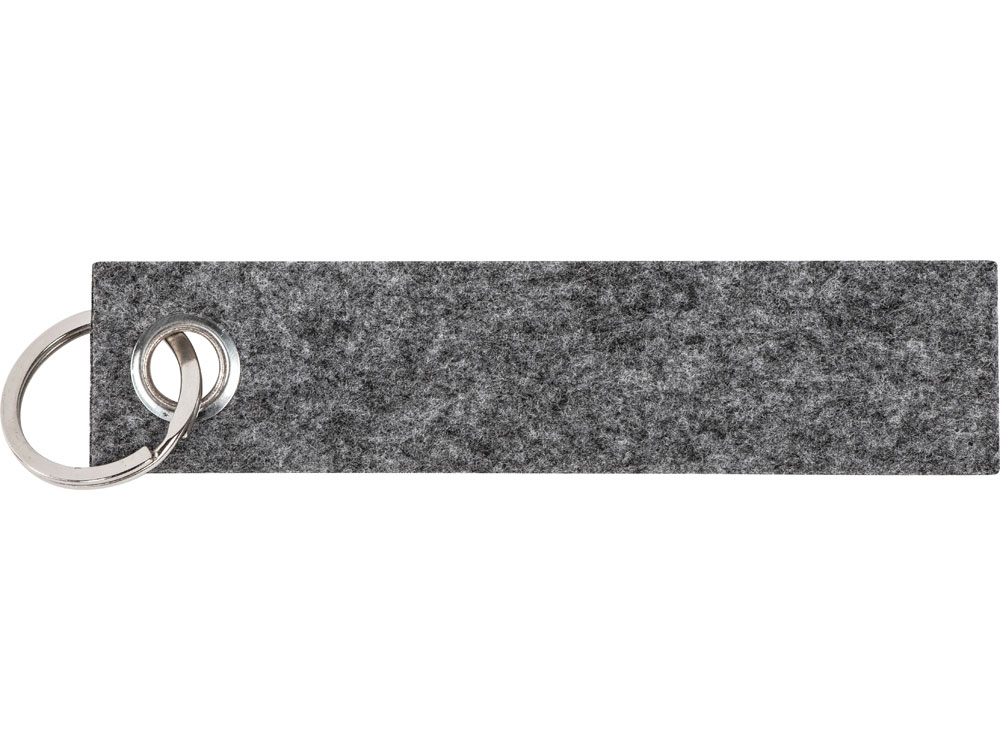 Брелок Felt из RPET-фетра, серый (Изображение 3)