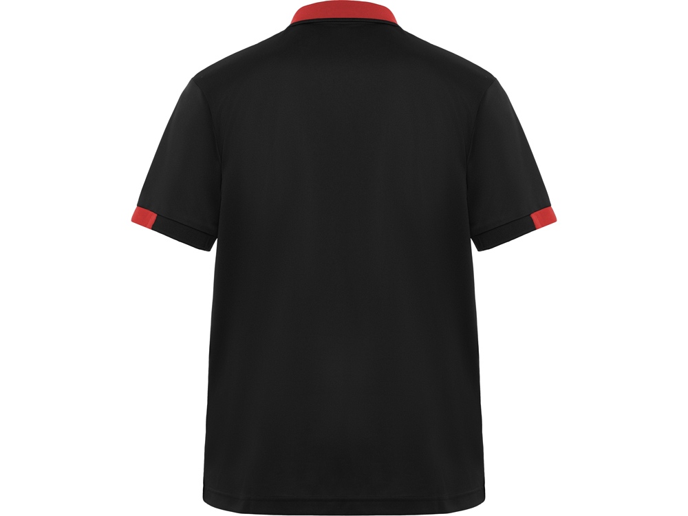 Рубашка поло Samurai, мужская (черный/красный) 2XL (Изображение 2)