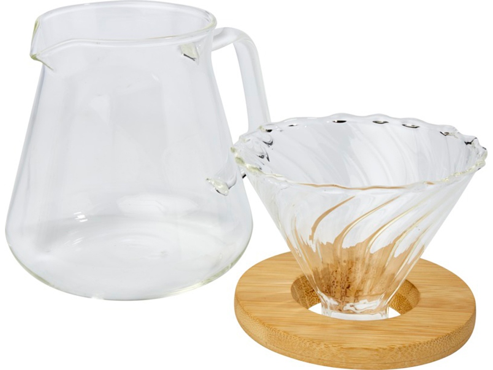 Стеклянная кофеварка Geis объемом 500 мл, natural (Изображение 5)