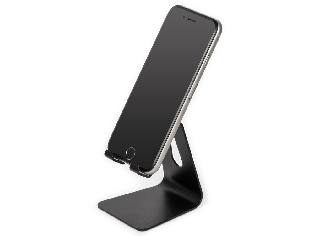 Металлическая подставка для телефона, черный (Изображение 2)
