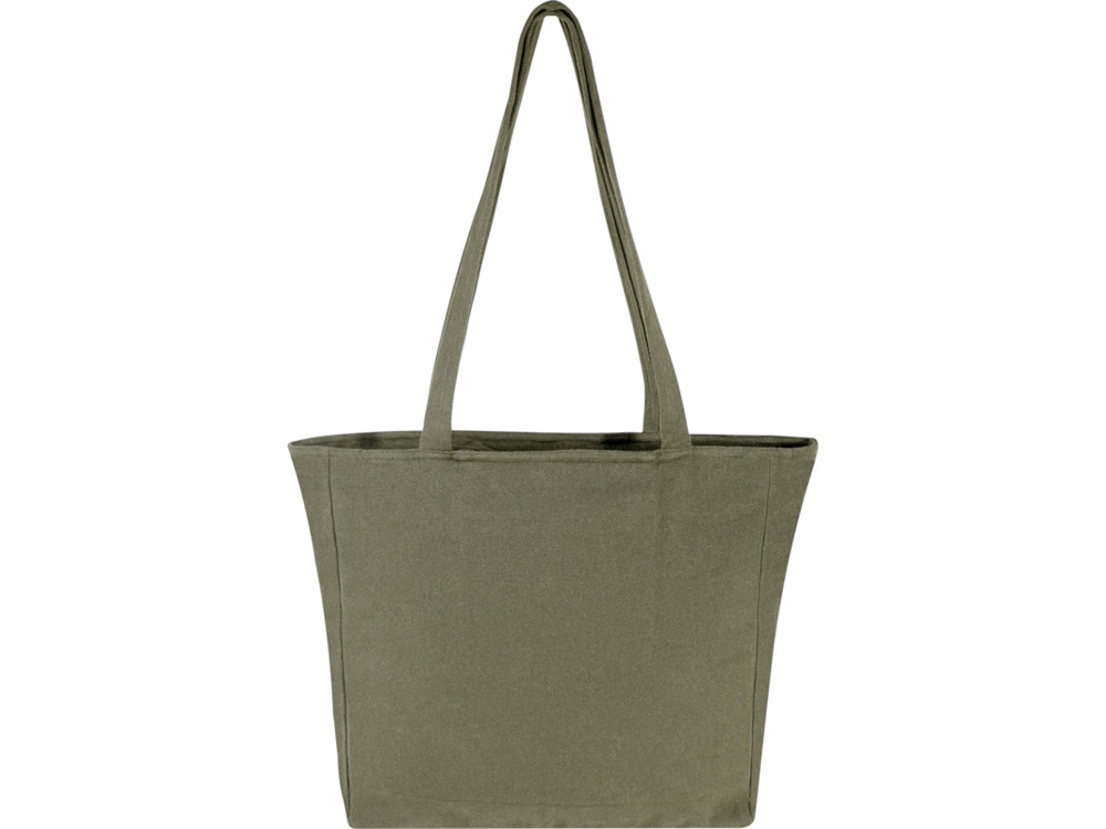 Эко-сумка Weekender, 500 г/м2 (зеленый)  (Изображение 3)