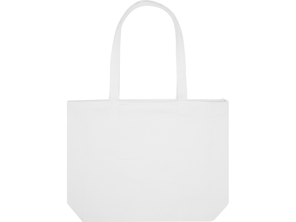 Эко-сумка Weekender, 500 г/м2 (белый)  (Изображение 2)