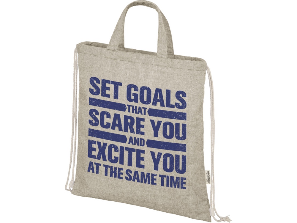 Рюкзак со шнурком Pheebs, 150 г/м2 (натуральный)  (Изображение 6)