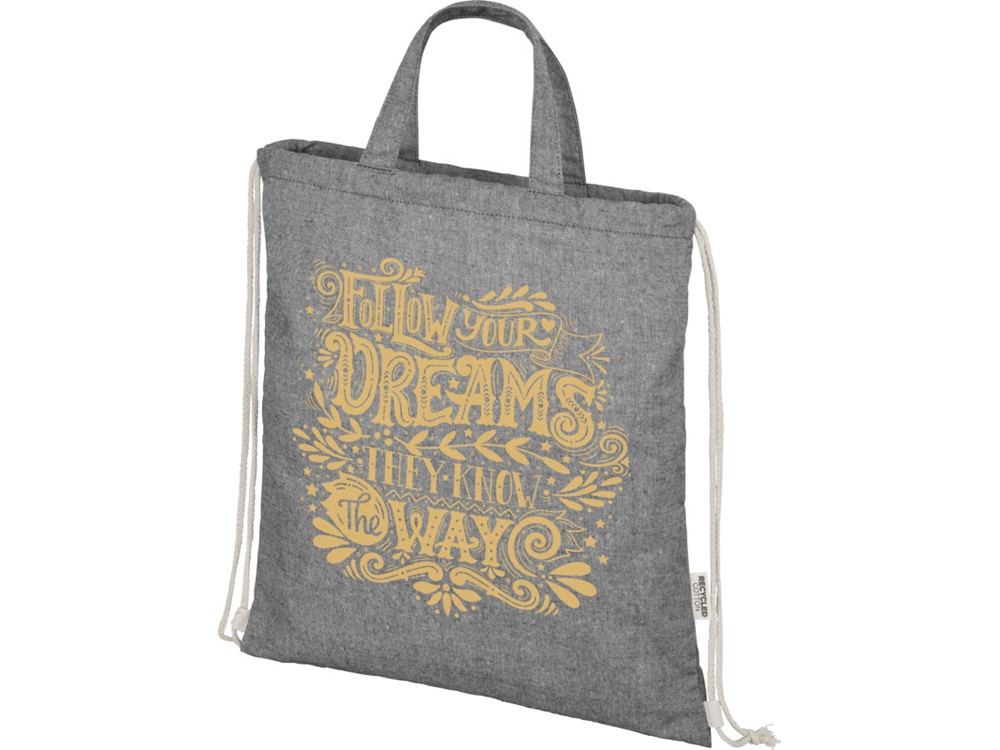 Рюкзак со шнурком Pheebs, 150 г/м2 (черный)  (Изображение 6)