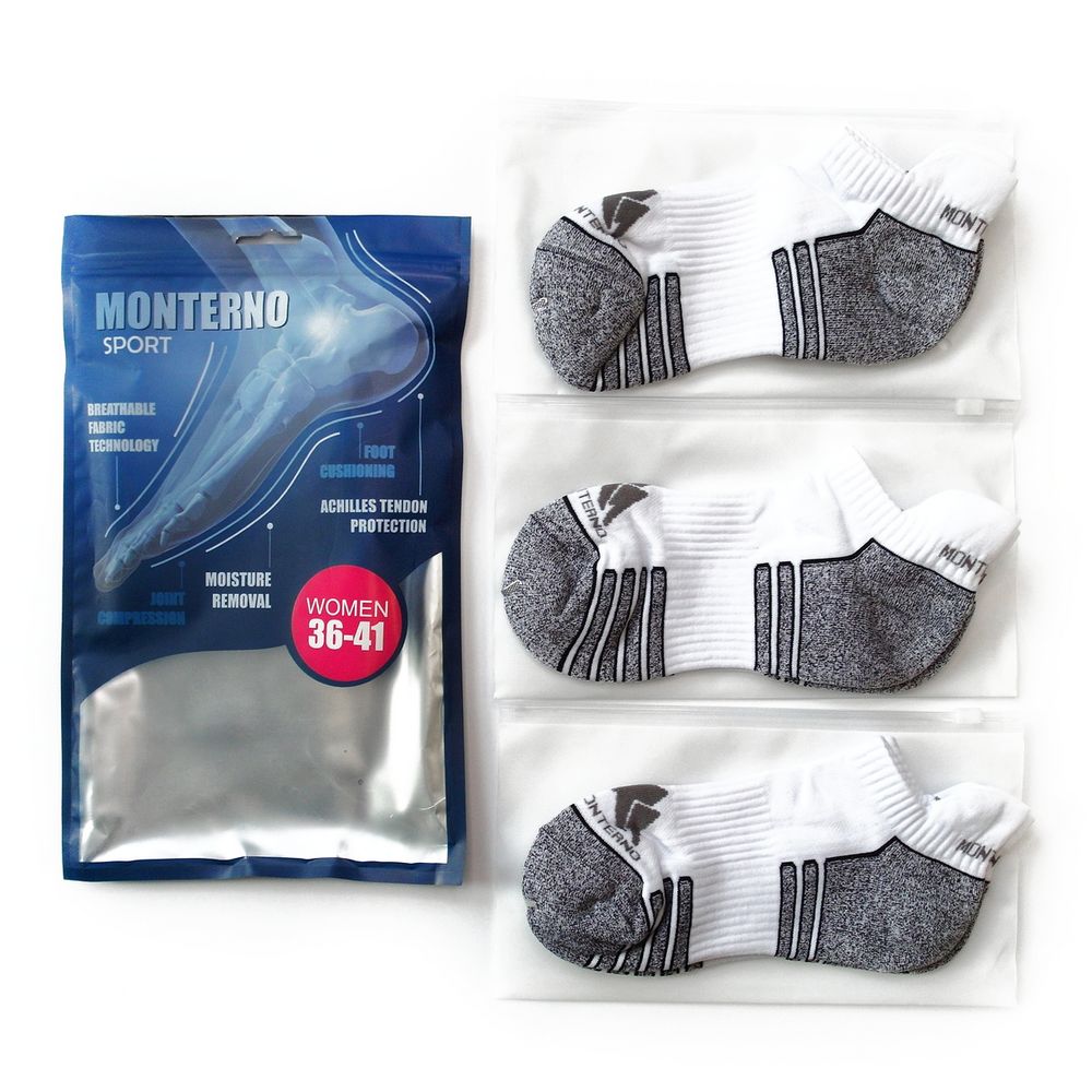 Набор из 3 пар спортивных женских носков Monterno Sport (Изображение 4)