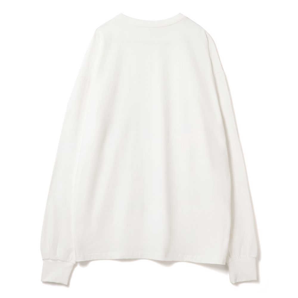 Футболка оверсайз унисекс с длинным рукавом Сity Sapiens, молочно-белая, размер XL (Изображение 2)