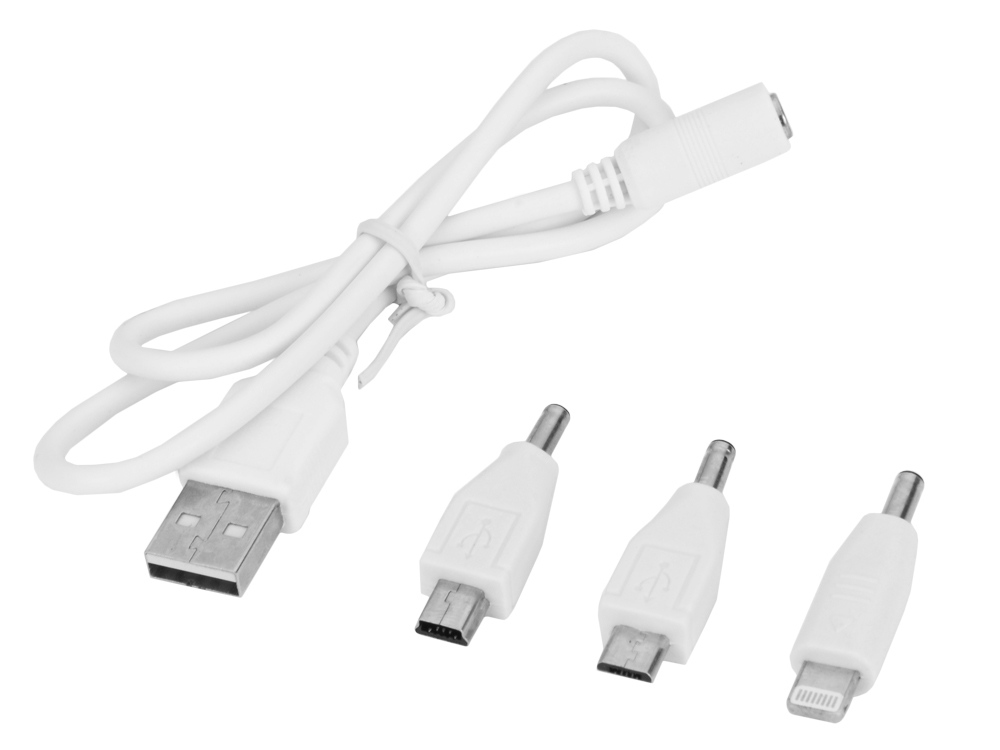 Портативное зарядное устройство Олдбери, 2200 mAh, серебристый (Изображение 3)