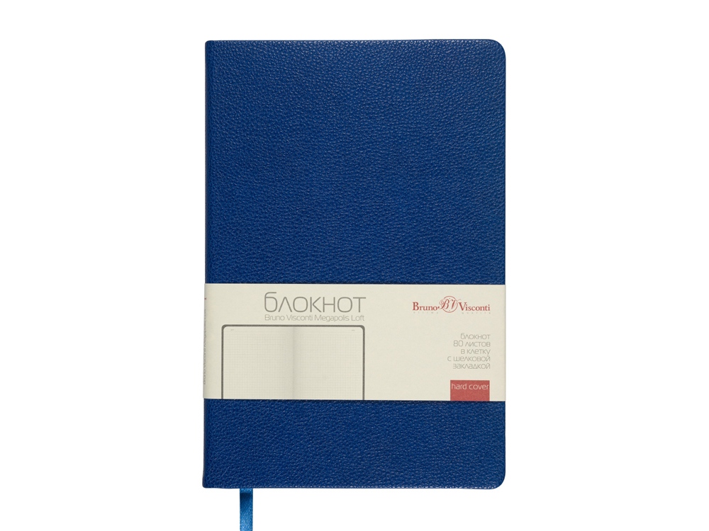 Блокнот А5 Megapolis Loft (синий)  (Изображение 3)