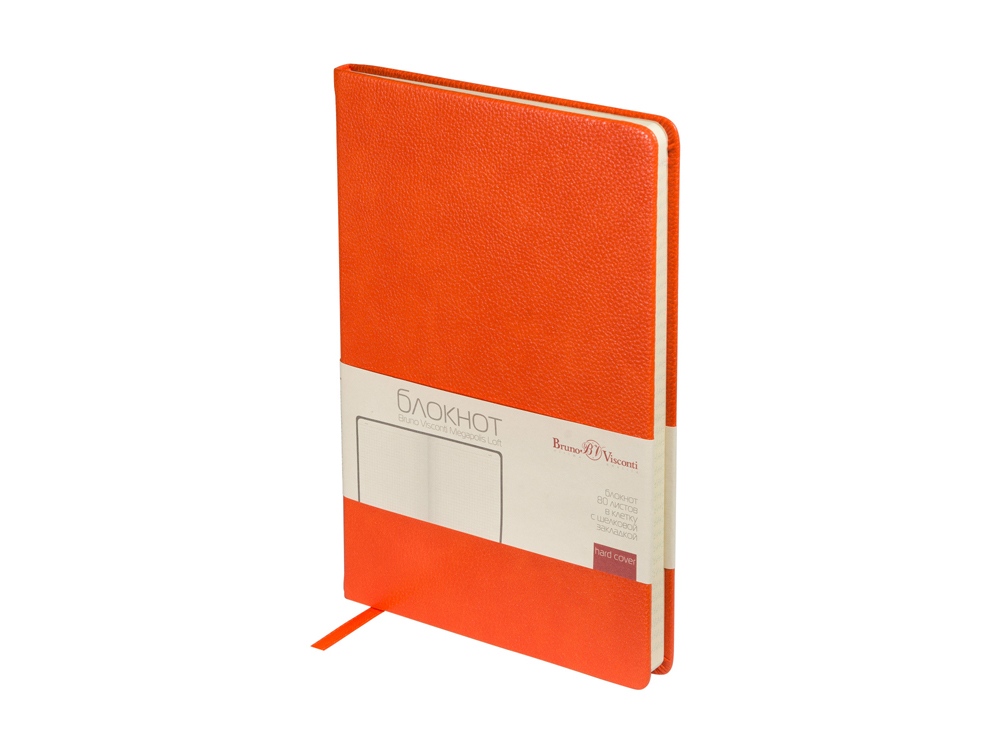 Блокнот А5 Megapolis Loft (оранжевый) 