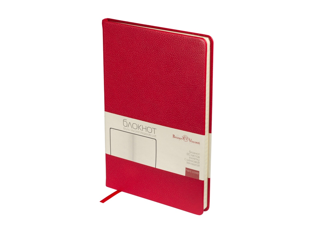 Блокнот А5 Megapolis Loft (красный) 