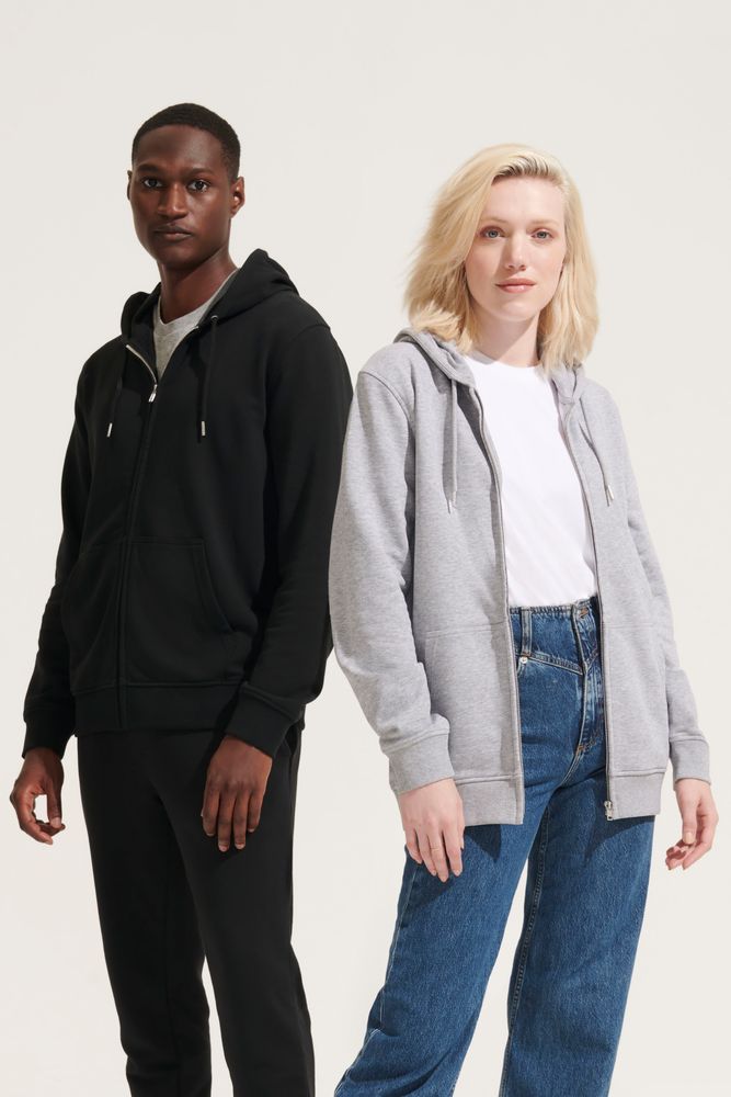 Толстовка унисекс Calipso, серый меланж, размер XXL (Изображение 5)