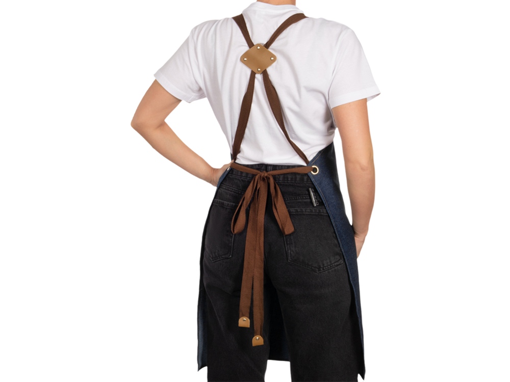 Джинсовый фартук с карманами Fry (Изображение 9)