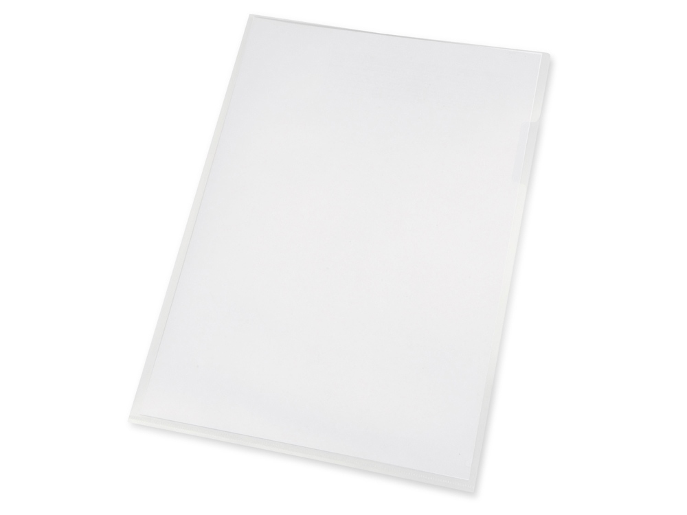Папка- уголок, для формата А4, плотность 180 мкм, прозрачный матовый (Изображение 2)