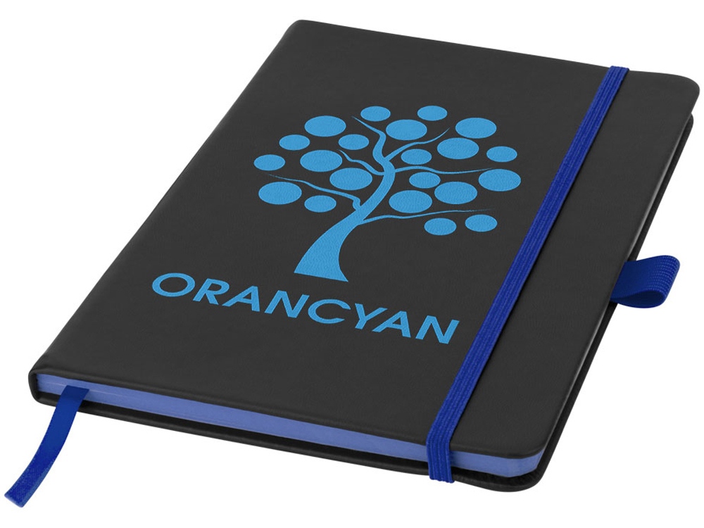 Блокнот А5 Color Edge (черный/ярко-синий)  (Изображение 5)