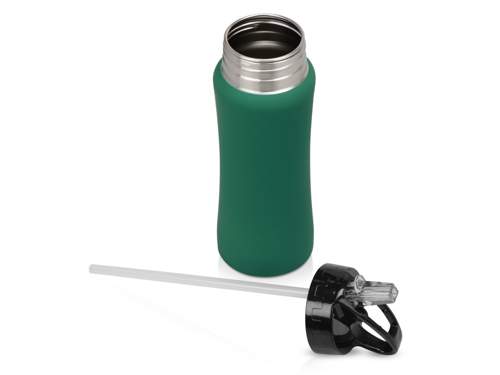 Бутылка спортивная из стали Коста-Рика, 600 мл (зеленый)  (Изображение 2)