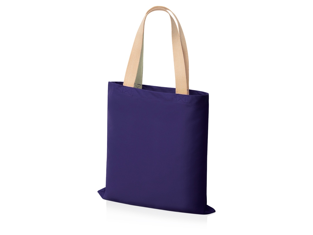 Сумка для шопинга Steady хлопковая с парусиновыми ручками, 260 г/м2 (синий)  (Изображение 2)