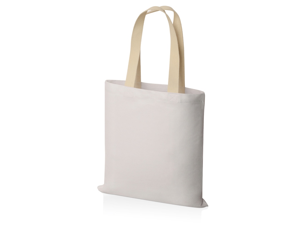 Сумка для шопинга Steady хлопковая с парусиновыми ручками, 260 г/м2 (белый)  (Изображение 2)