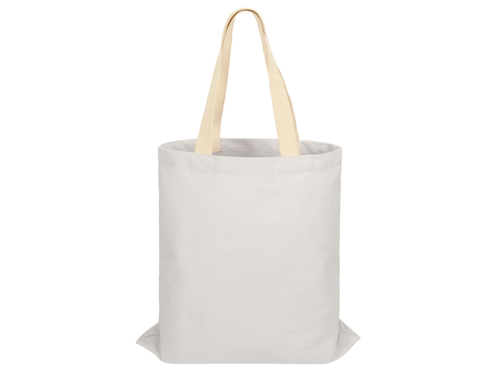 Сумка для шопинга Steady хлопковая с парусиновыми ручками, 260 г/м2 (белый)  (Изображение 3)