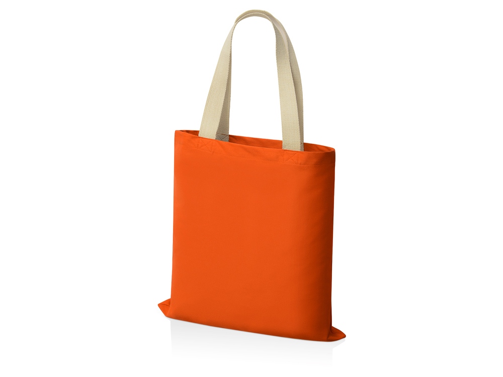 Сумка для шопинга Steady хлопковая с парусиновыми ручками, 260 г/м2 (оранжевый)  (Изображение 2)