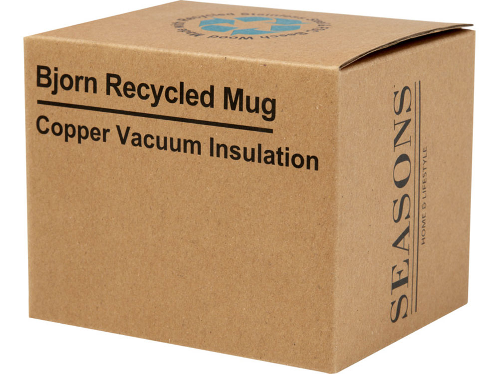 Кружка Bjorn с медной вакуумной изоляцией, 360 мл (зеленый/натуральный)  (Изображение 6)