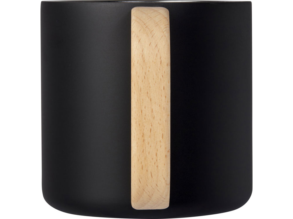 Кружка Bjorn с медной вакуумной изоляцией, 360 мл (черный/натуральный)  (Изображение 3)