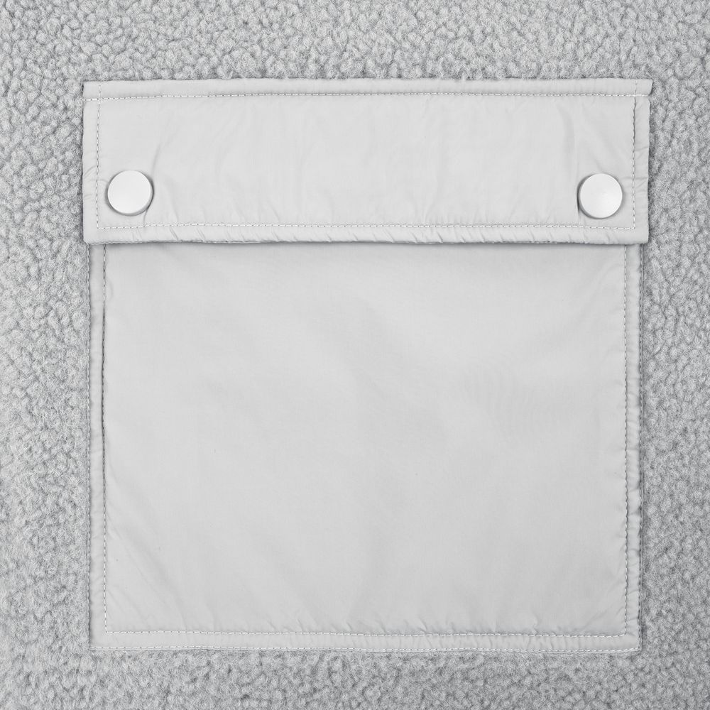 Куртка унисекс Oblako, светло-серая, размер M/L (Изображение 7)