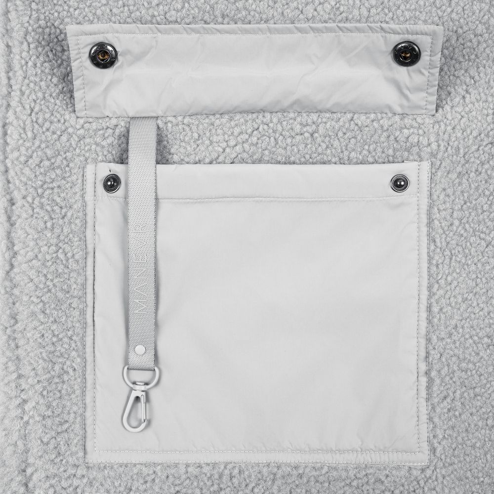 Куртка унисекс Oblako, светло-серая, размер M/L (Изображение 8)