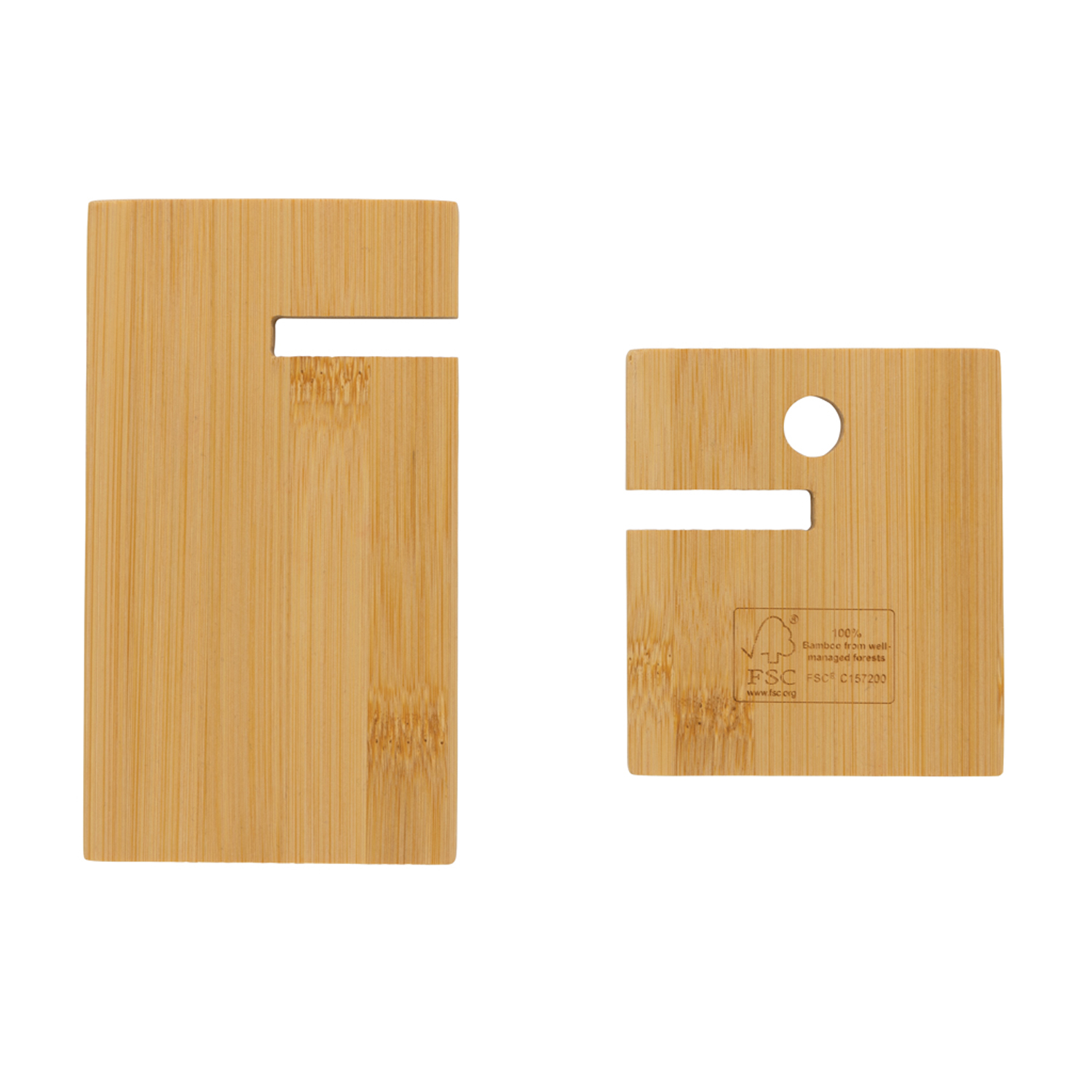 Бамбуковая подставка для телефона FSC® (Изображение 8)