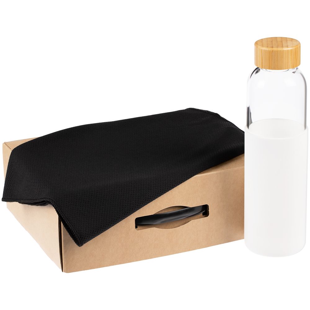 Коробка Matter Light, крафт с черной ручкой (Изображение 3)