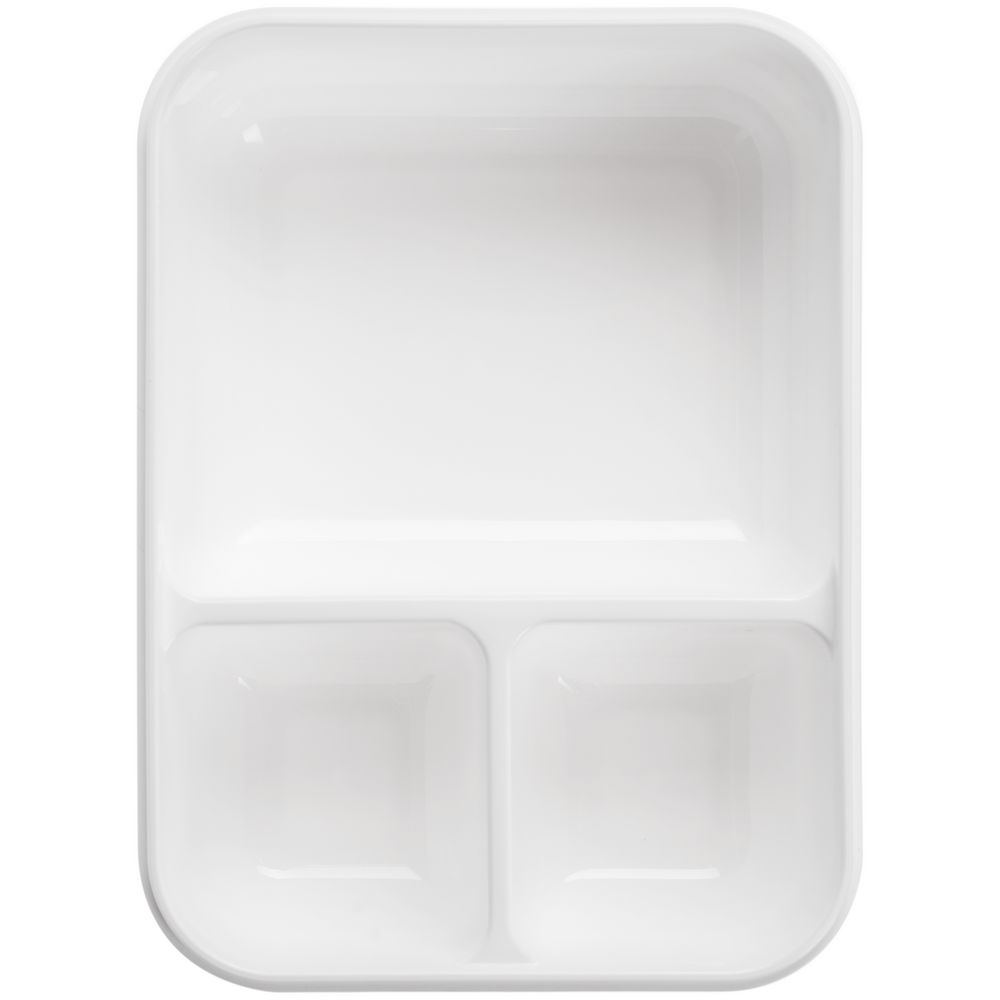 Ланчбокс Cibus с аккумулятором холода, белый с черным (Изображение 4)