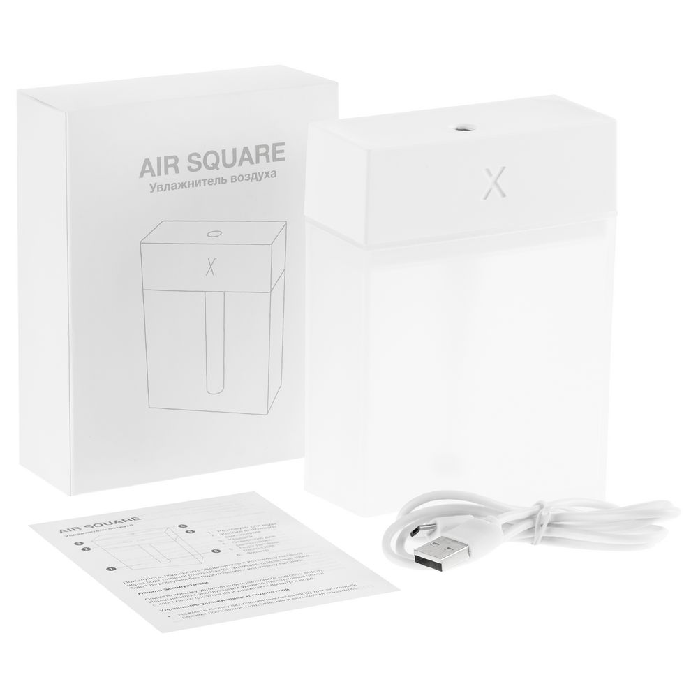 Настольный увлажнитель Air Square, белый (Изображение 6)